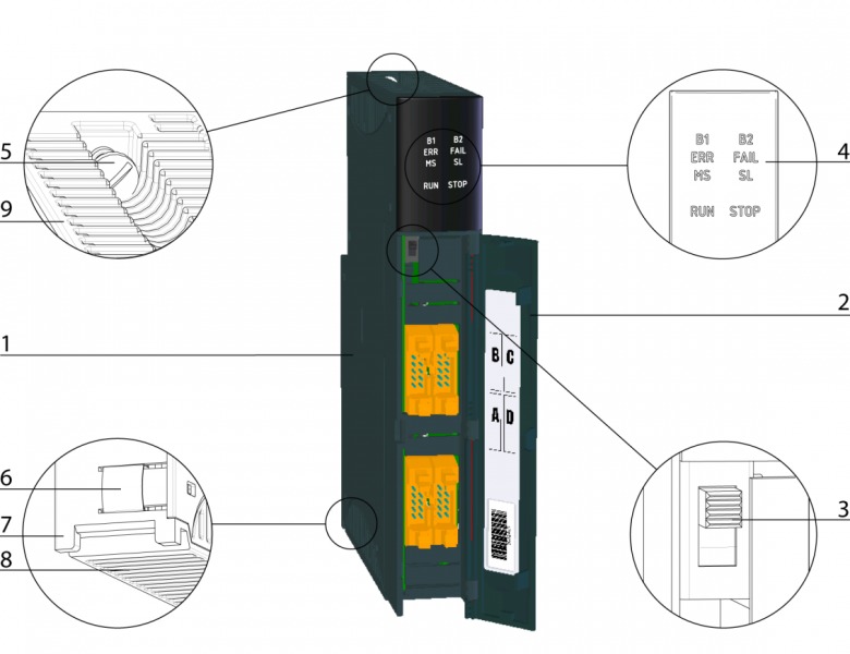 Конструкция модулей контроллера МФК1500